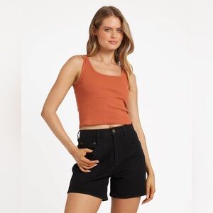 55. Billabong Pink Ribbed Tank